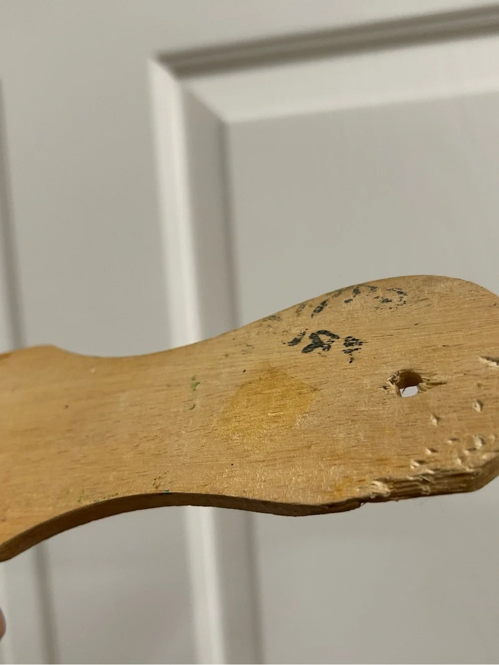 Board of Education Vintage Wooden Paddle Wall Décor in Natural Brown